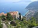vue du jardin botanique d' Eze