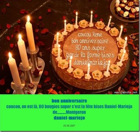 merci  nos amis MarieJo et Daniel !