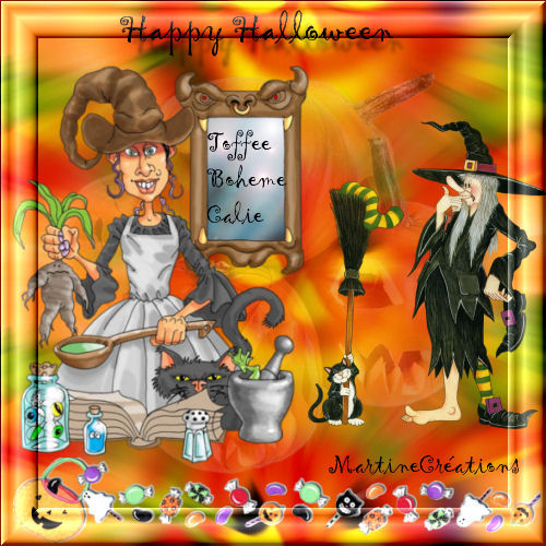 merci � notre amie Martine pour sa creation d'Halloween 