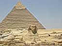le sphinx et la pyramide de Khephren