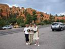 Jeanine, Aline, Germaine les trois stars !  l'entre de Red Canyon