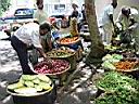 marché aux légumes à Pereybere