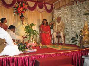un mariage indien traditionnel - cérémonie du safran