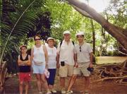 avec nos amis Françoise et Fernand au parc de Casela