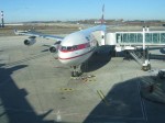 notre avion air Mauritius au dpart de Roissy