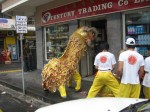 nouvel an chinois, ceremonie du "loup chinois"