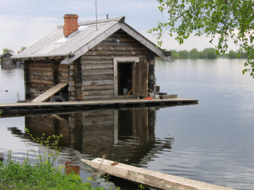 isba au bord du lac Onega ! visitez le site de pierre delacroix ...