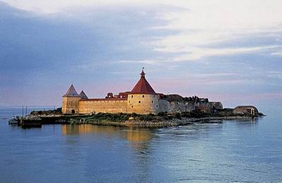 Fort d'Orecheke  l'entre du lac Ladoga 