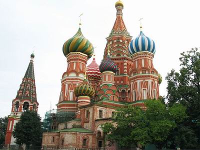 Plage rouge  Moscou glise de Basile le Bienheureux