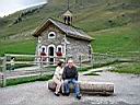 Col des Aravis, devant la chapelle ! (1498m)