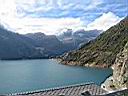 barrage d'Emosson dans le Valais en Suisse 