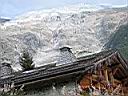 le glacier et village du Tour prs de chamonix