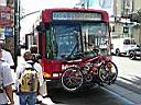 bus porte vélos à Hollywood 