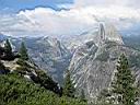 Yosemite, vue de Glacier Point, le Half Dôme