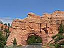 un tunnel sur la route de Red Canyonn 