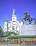 Jackson squae, la cathedrale de la Nouvelle Orleans