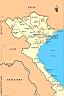 carte du Vietnam Nord