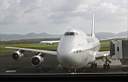 le Boeing 747 un de nos avions favoris...au départ de la Martinique ..